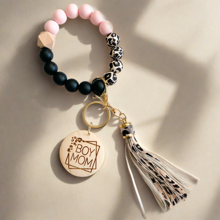 Boy Mom Wristlet