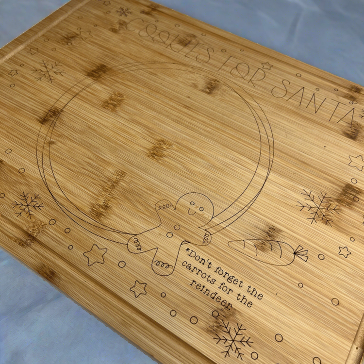 Cookies for Santa Cutting Board