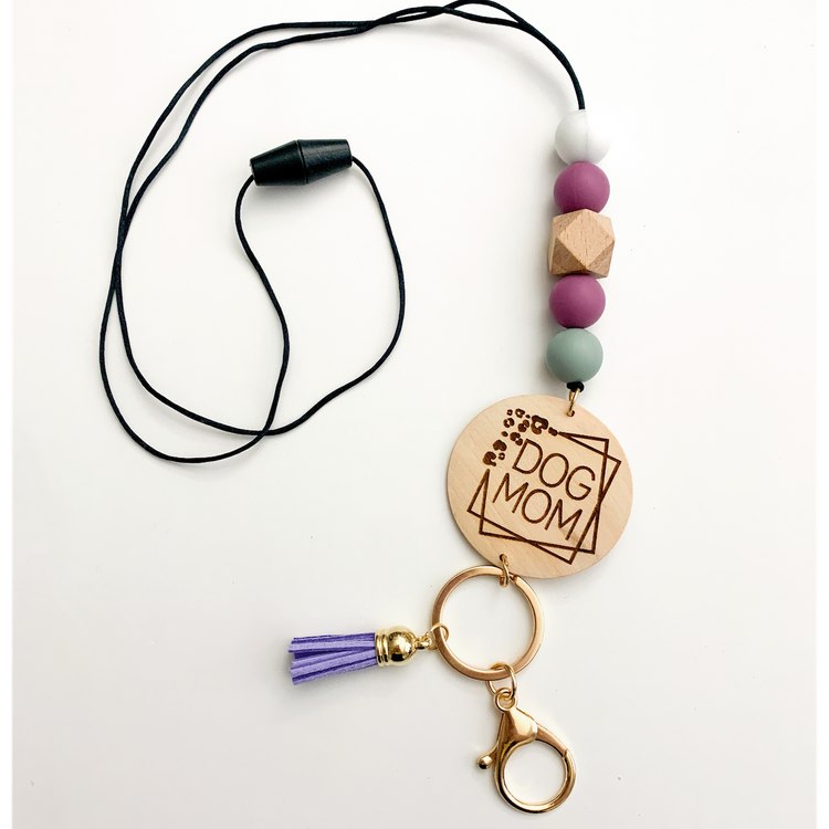 Dog Mom Lanyard