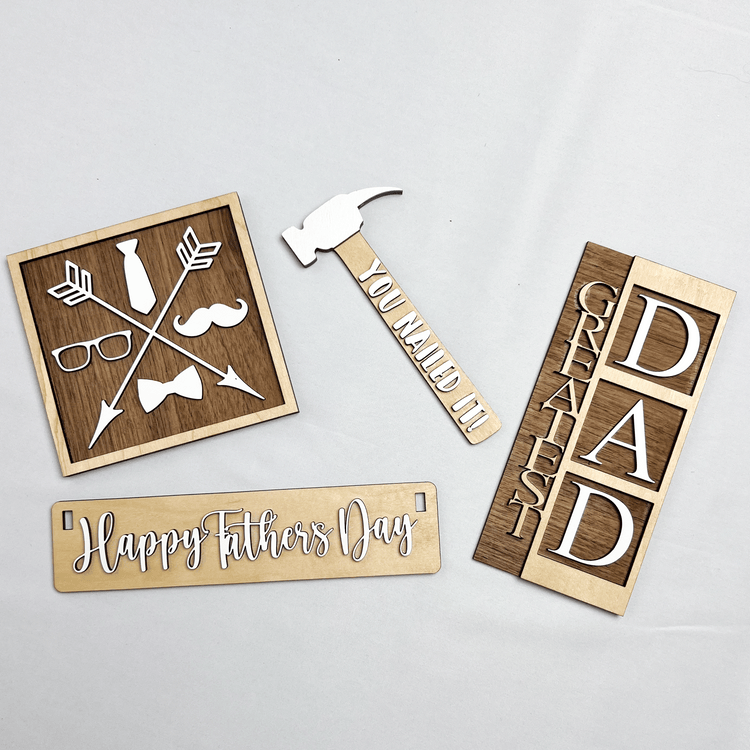 Father's Day Shelf Crate Insert