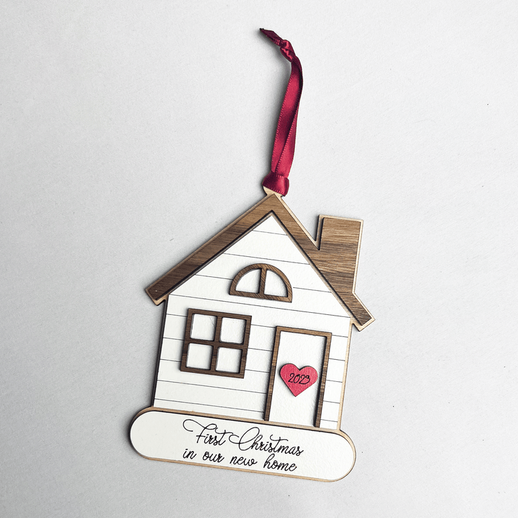 First Christmas in our New Home Ornament