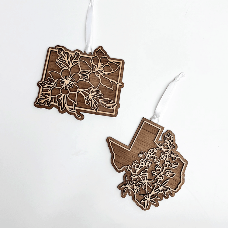 State Flower Ornament