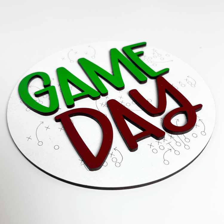 Football Tier Tray Decor