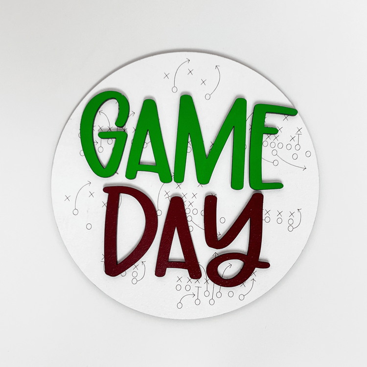 Football Tier Tray Decor