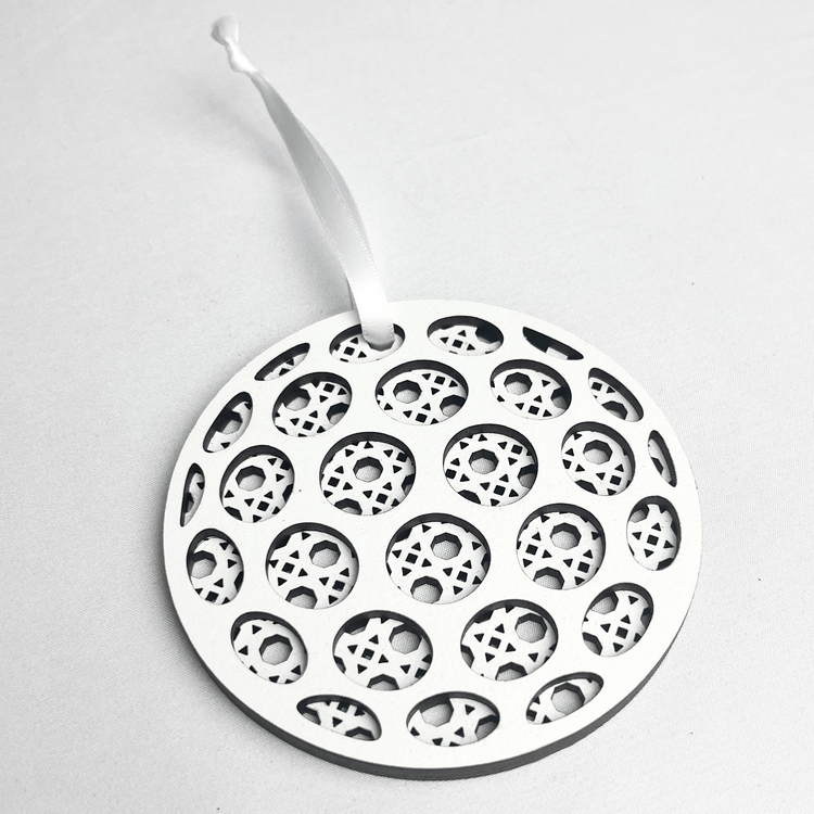 Rattan Golf Ball Ornament