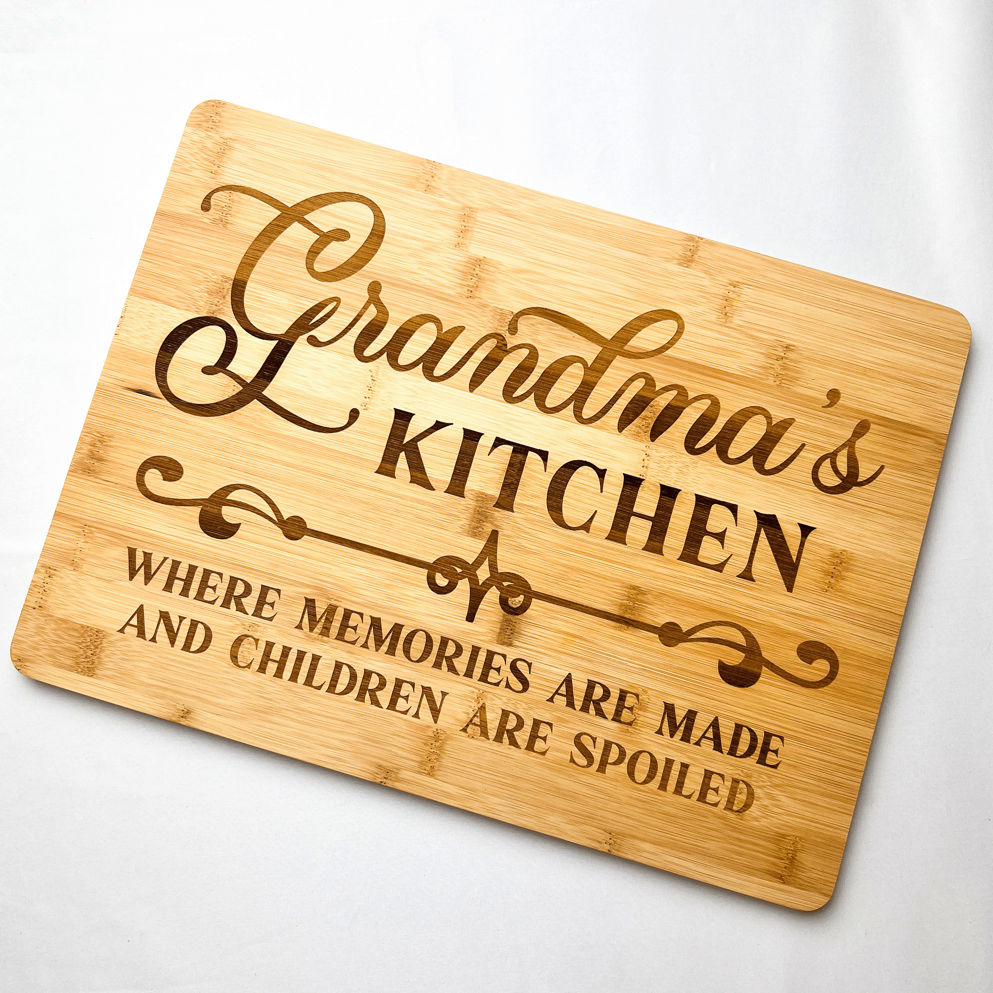 Maple Wood Cutting Board #038 - Grandma's Kitchen —