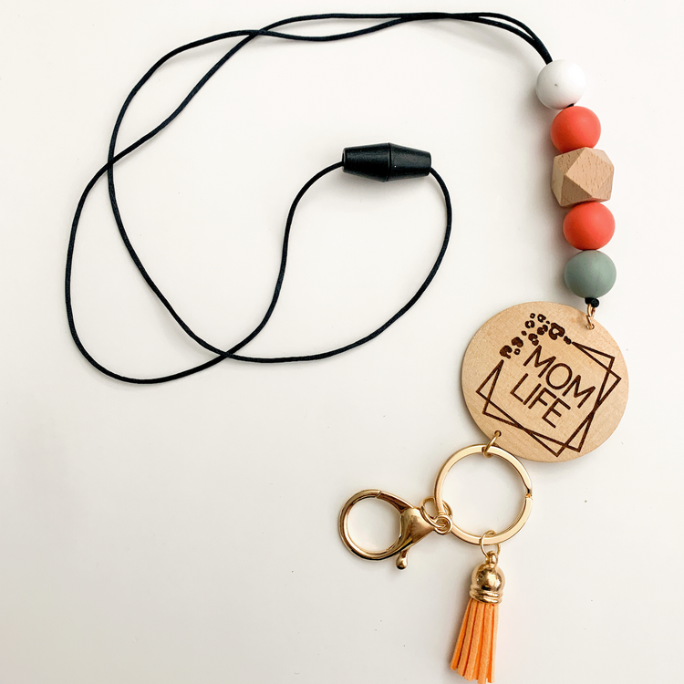 Mom Life Lanyard