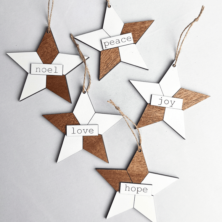 Quilted Star Ornament
