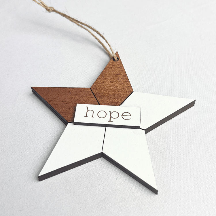 Quilted Star Ornament