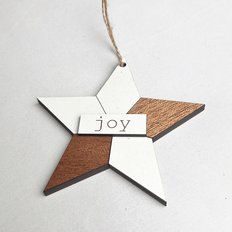 Quilted Star Ornament