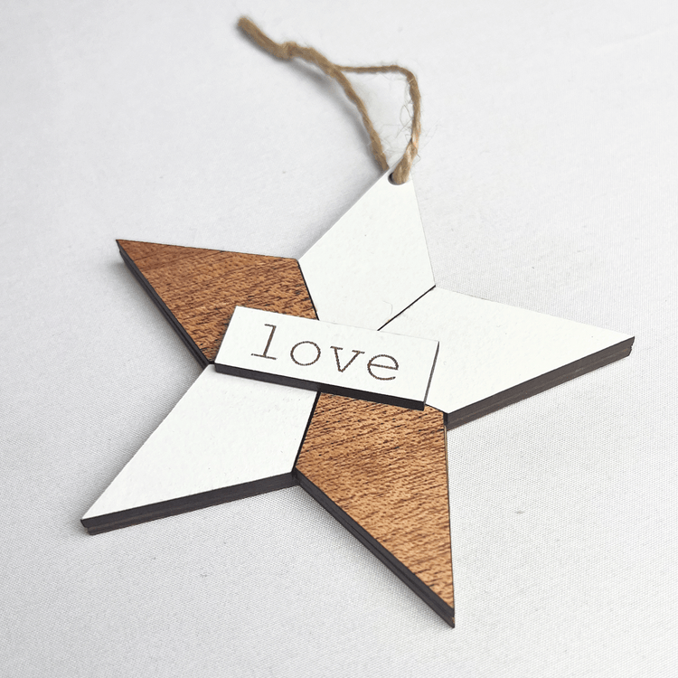 Quilted Star Ornament