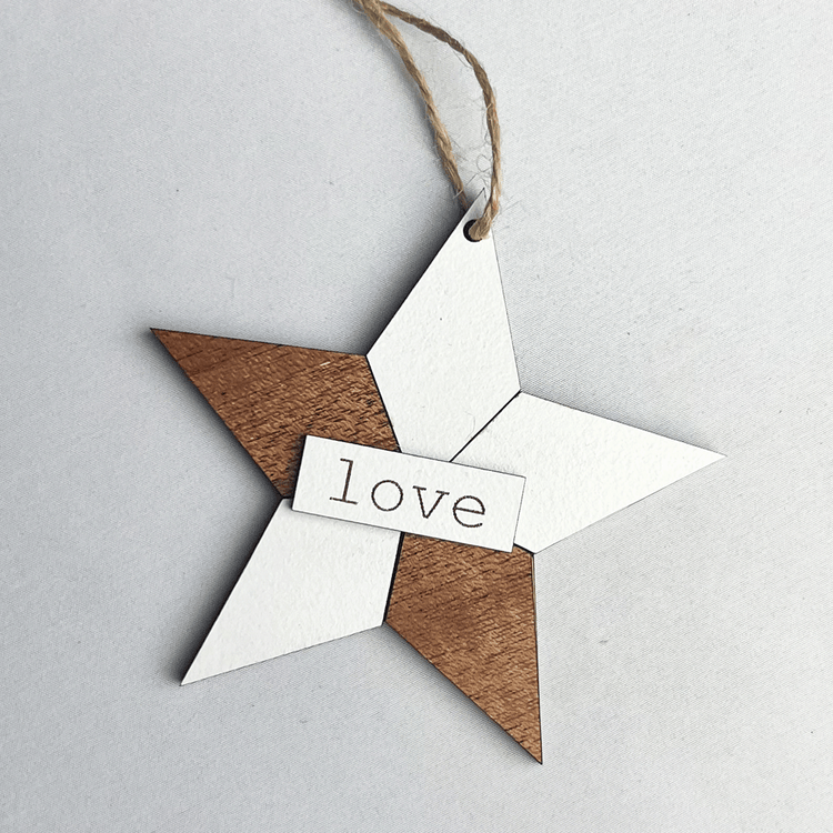 Quilted Star Ornament