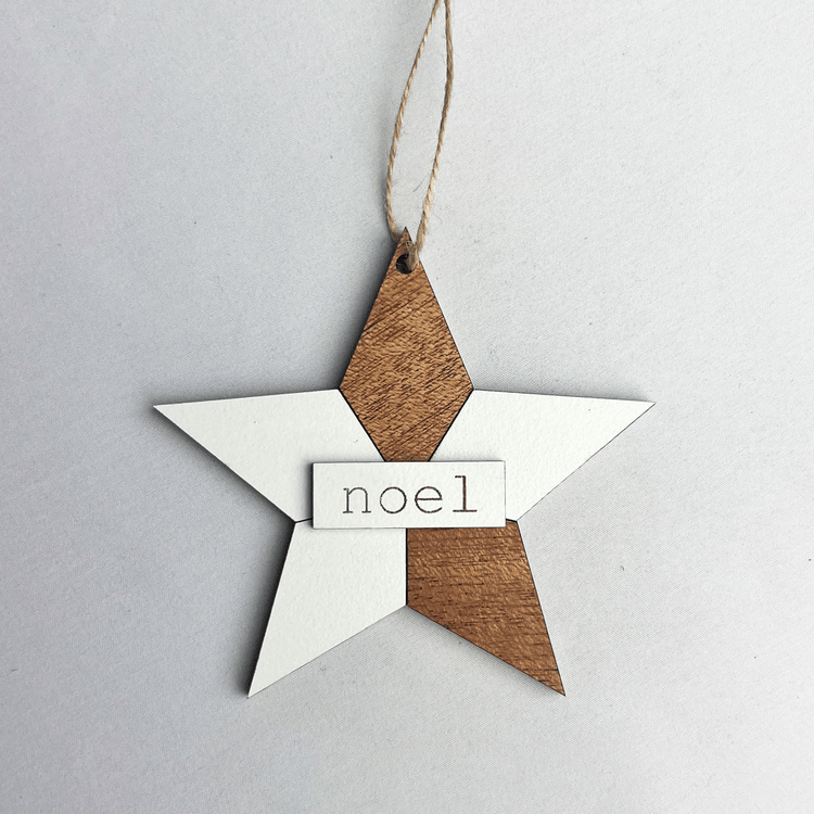 Quilted Star Ornament