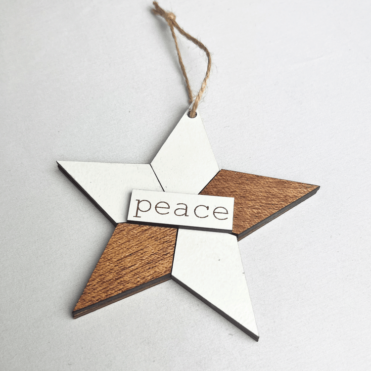 Quilted Star Ornament