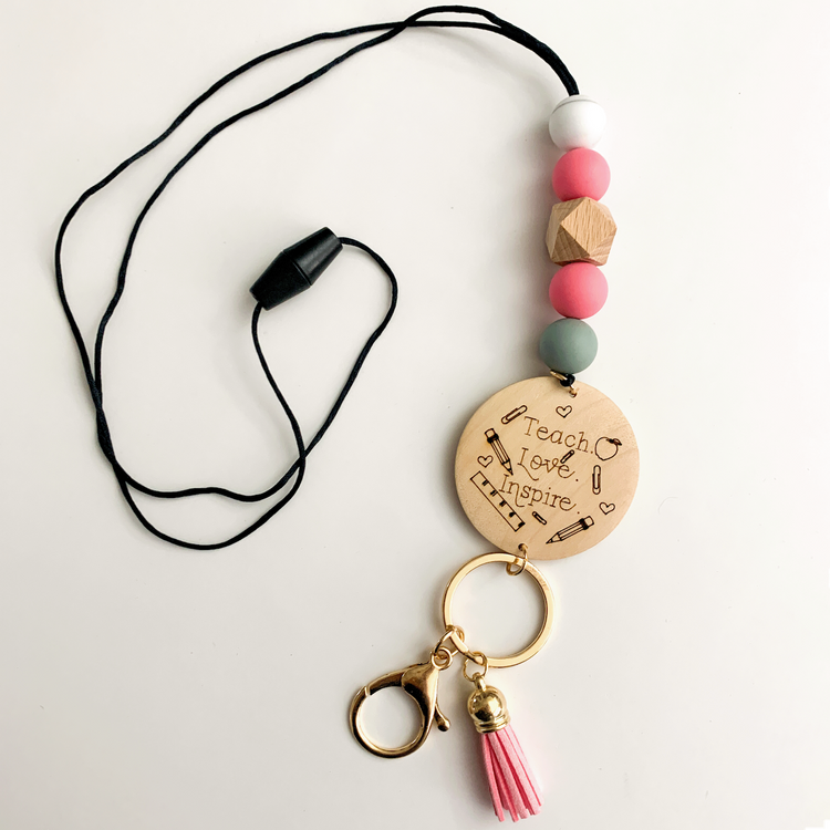 Teach, Love, Inspire Lanyard