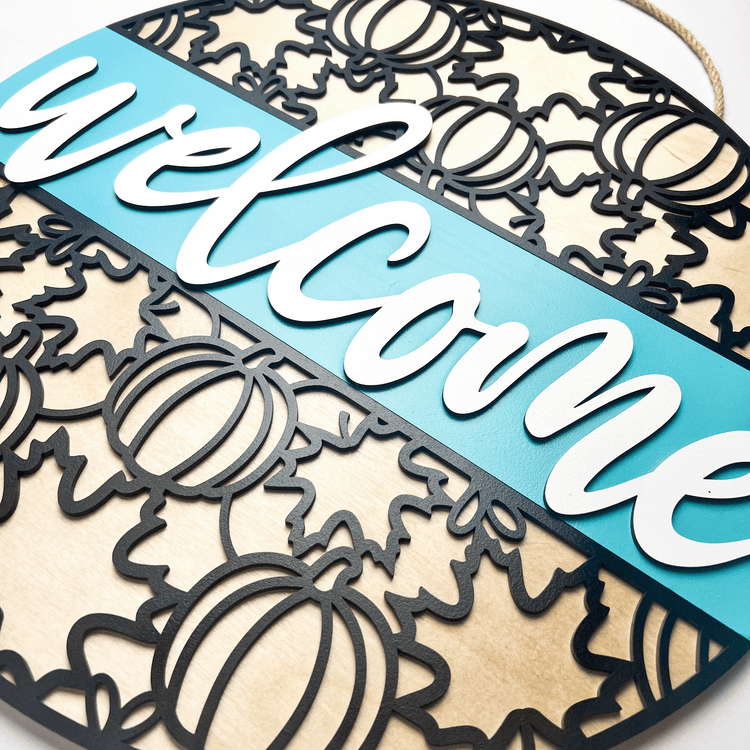 Welcome Fall Door Sign