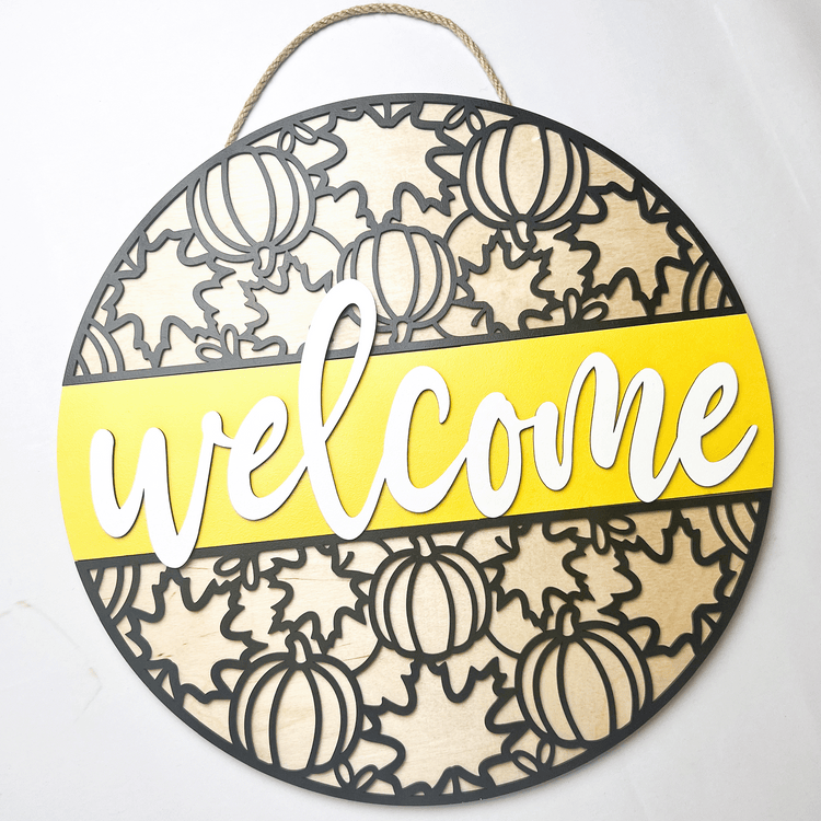 Welcome Fall Door Sign