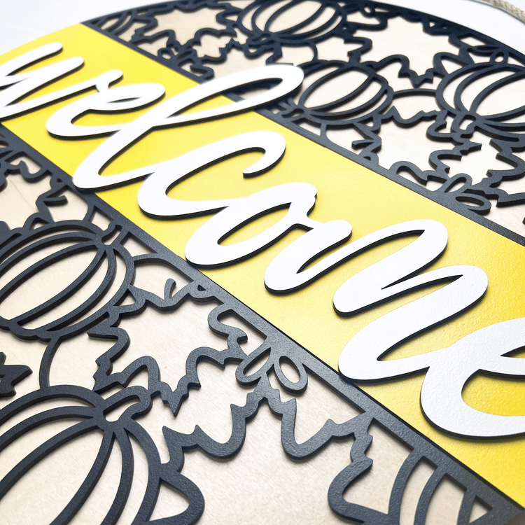 Welcome Fall Door Sign