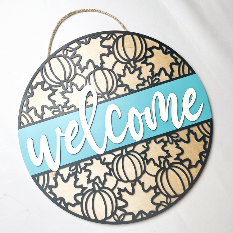 Welcome Fall Door Sign