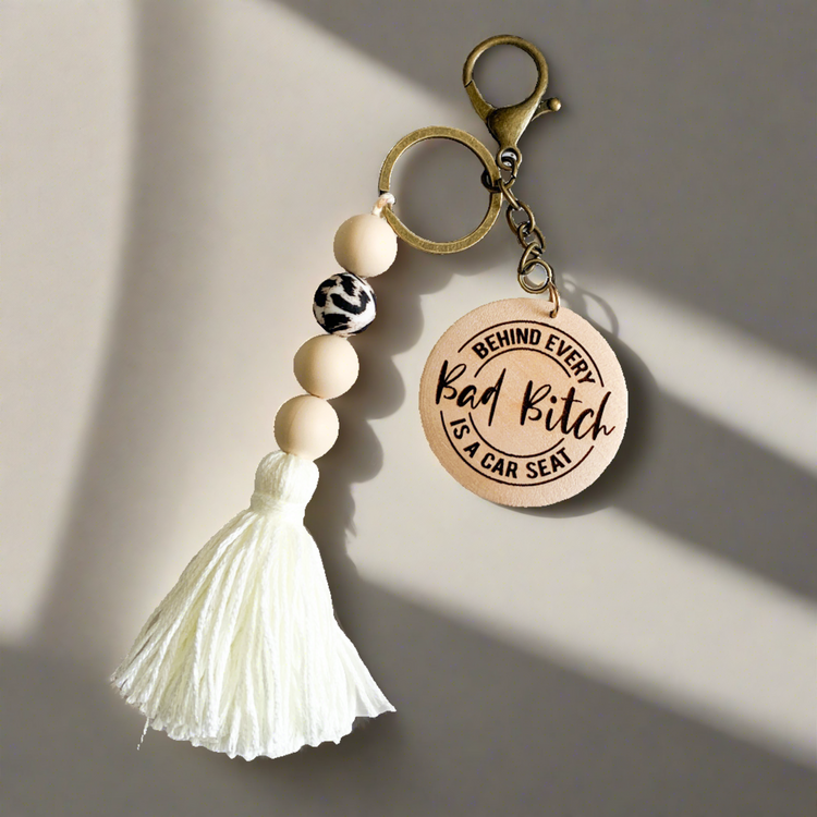 Bad B*tch Tassel Keychain