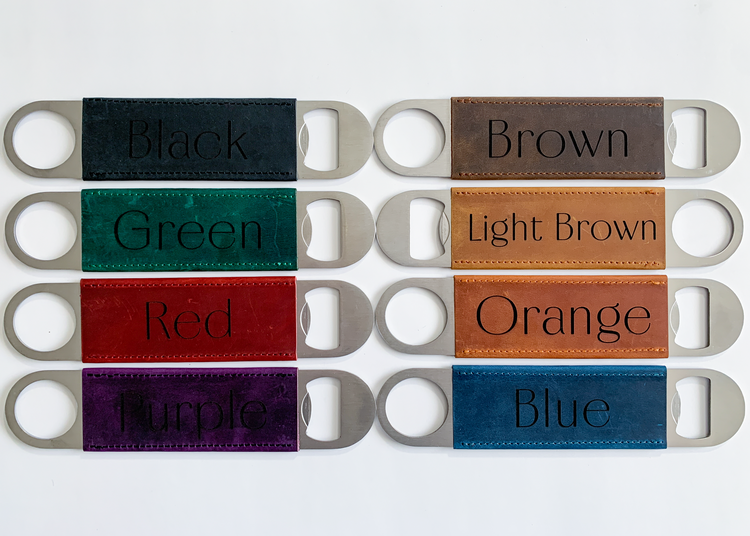 Liquid Patience Leather Bottle Opener