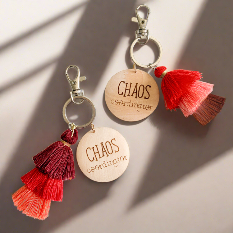 Chaos Coordinator Jellyfish Tassel Keychain