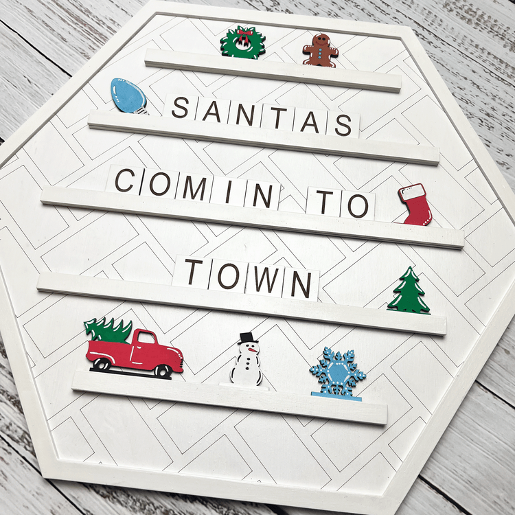 Christmas Letter Board Shapes