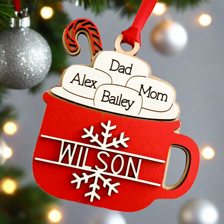 Cocoa Family Ornament