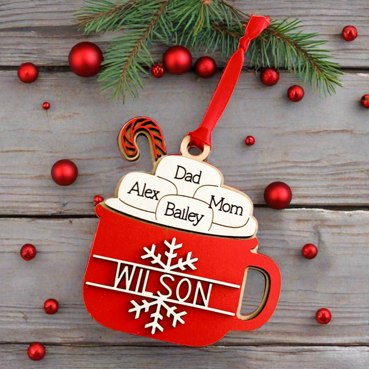 Cocoa Family Ornament