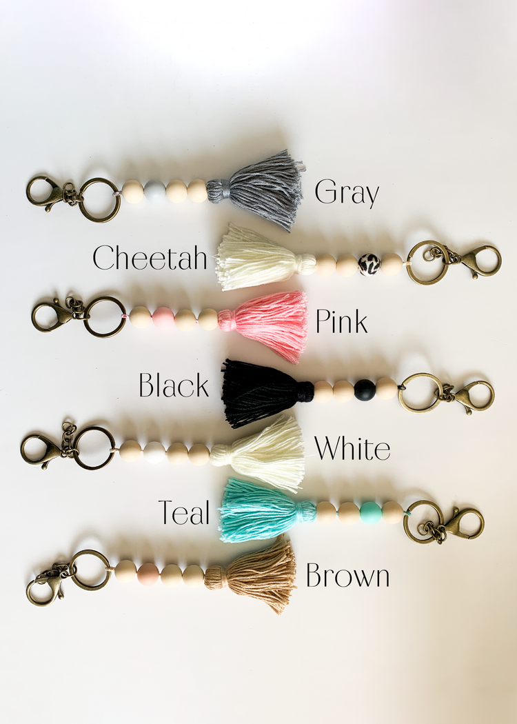 Twin Life Tassel Keychain