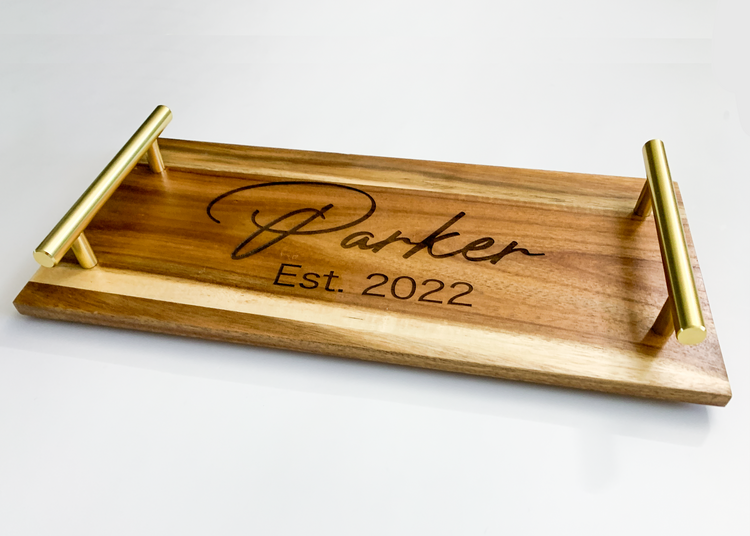 Family Name Serving Tray