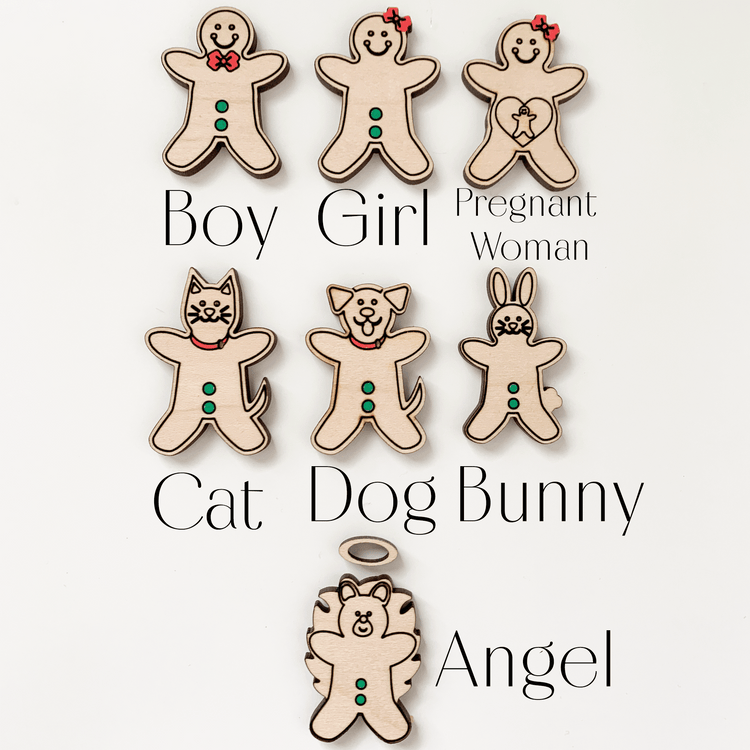 Gingerbread Family Ornament
