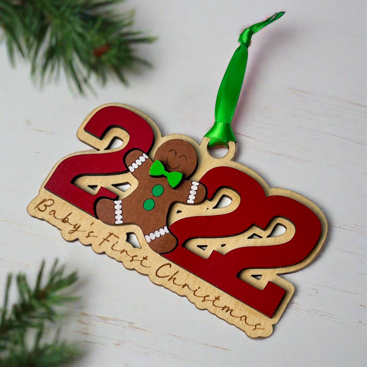 Baby's First Christmas Gingerbread Ornament