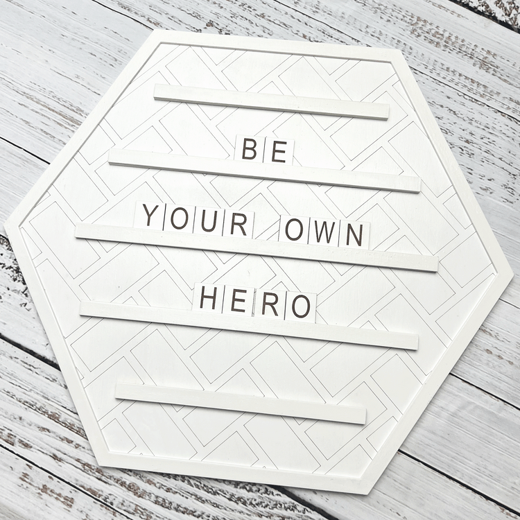 Hexagon Letter Board
