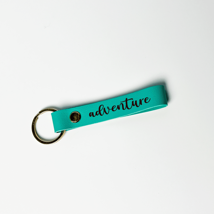 Word of the Year Leather Keychain