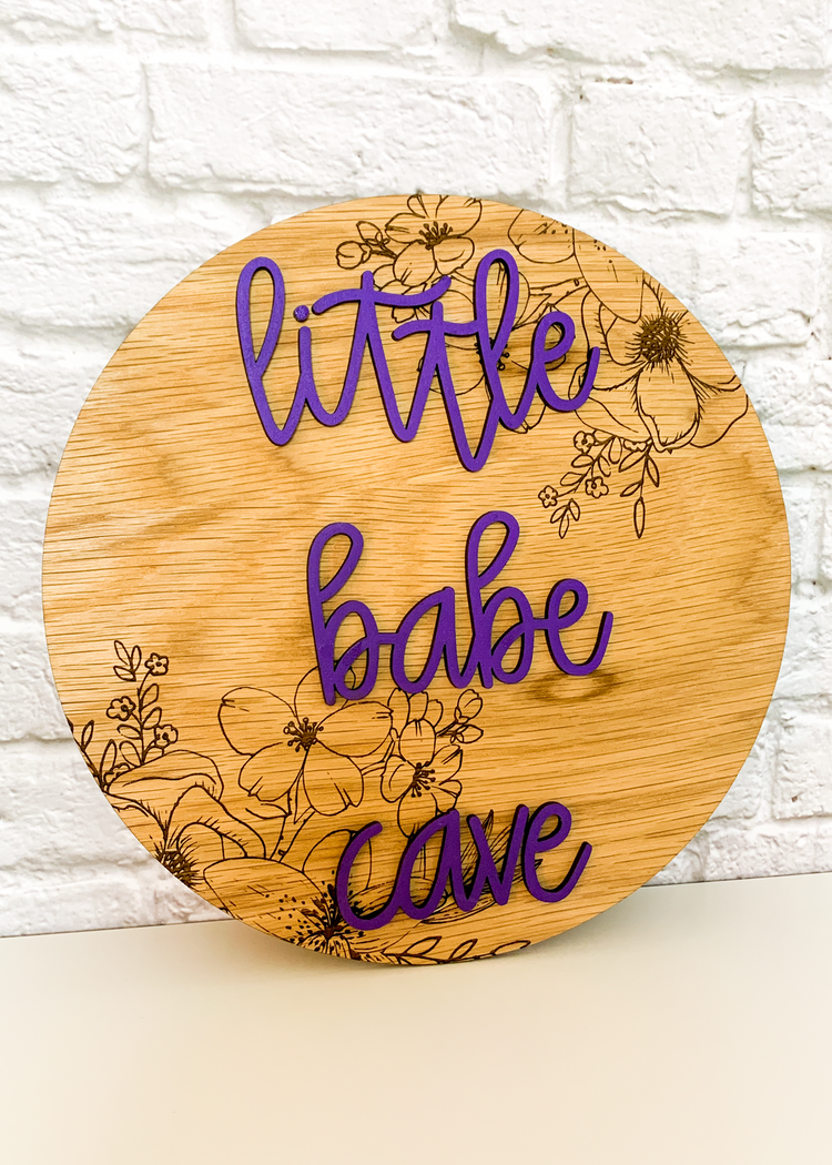 Little Babe Cave Sign