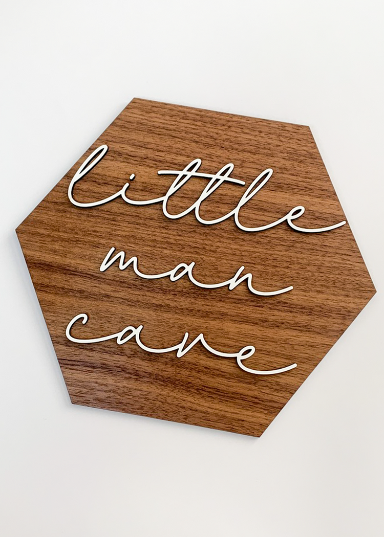 Little Man Cave Sign