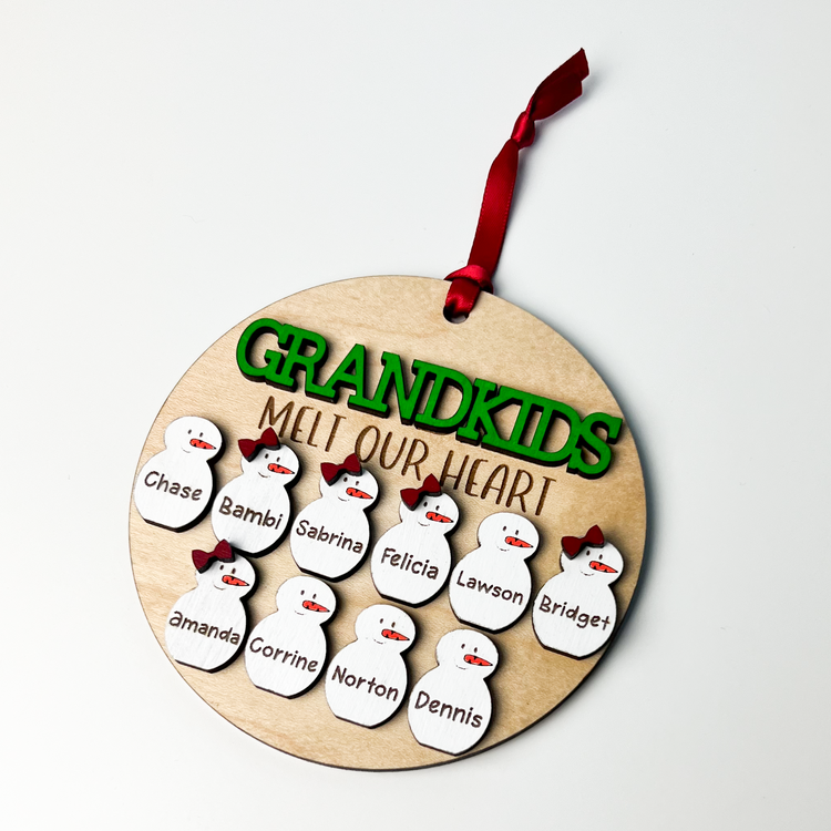 Grandkids Melt My Heart Ornament