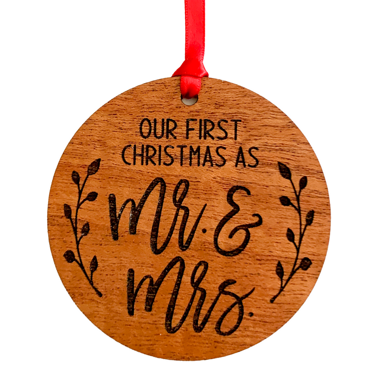 First Christmas as Mr & Mrs Ornament