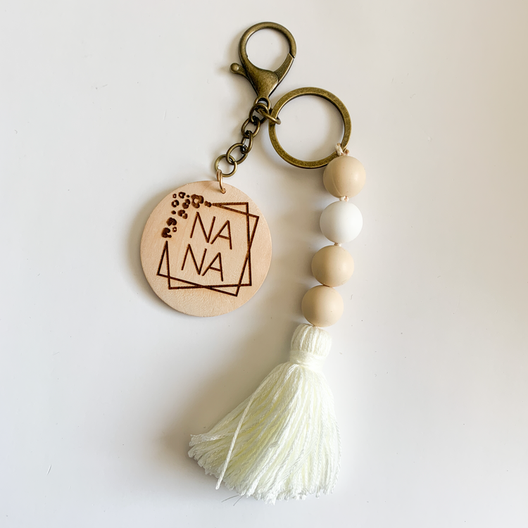 Nana Tassel Keychain