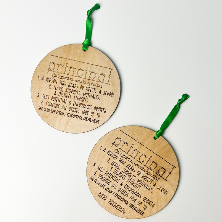 Principal Definition Ornament