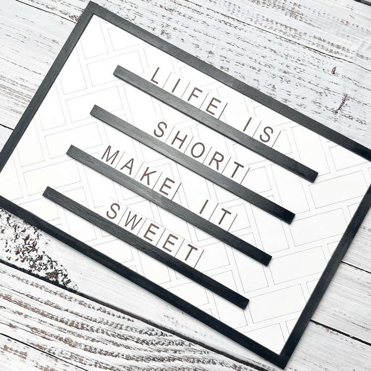 Rectangle Letter Board