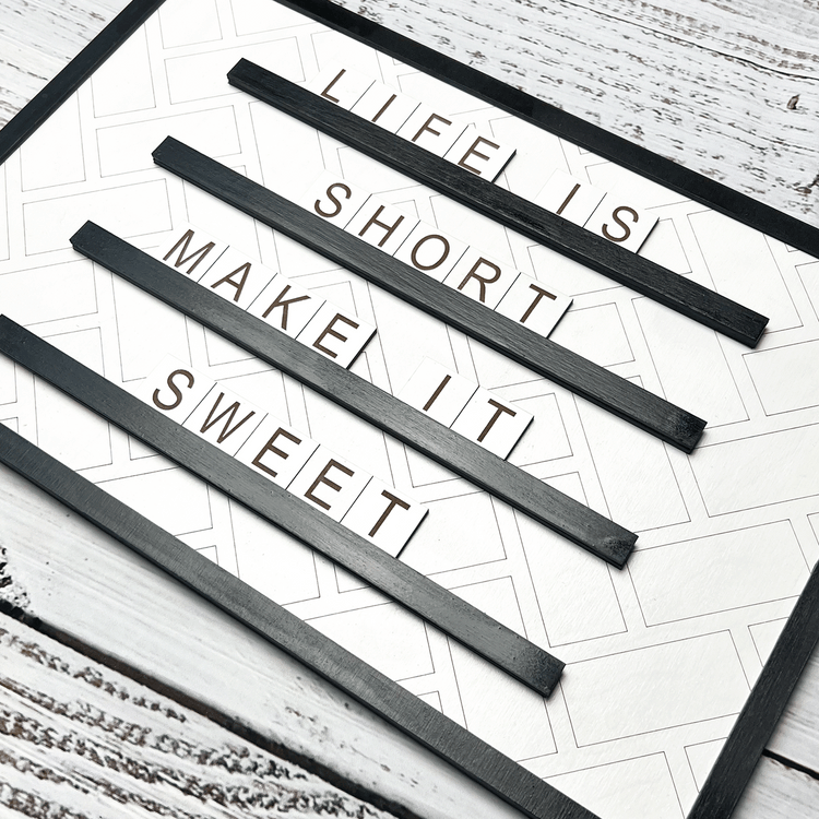 Rectangle Letter Board