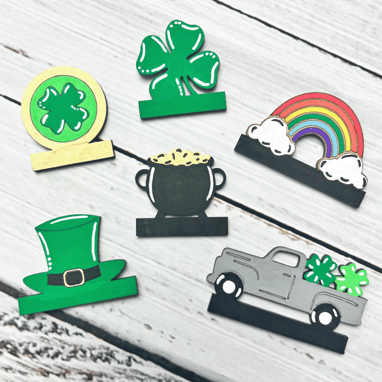 St Patrick's Day Letter Board Shapes