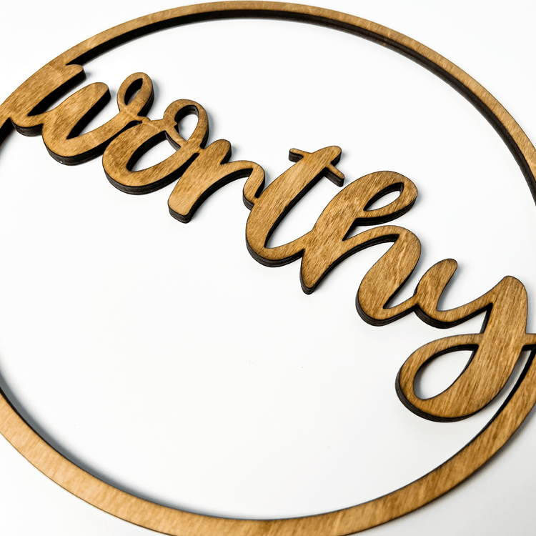 Word of the Year Word Cutout Sign