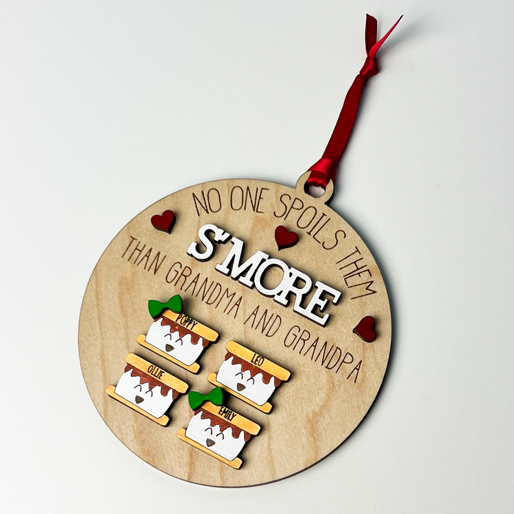 No One Spoils them S'More Ornament