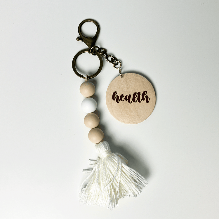 Word of the Year Tassel Keychain