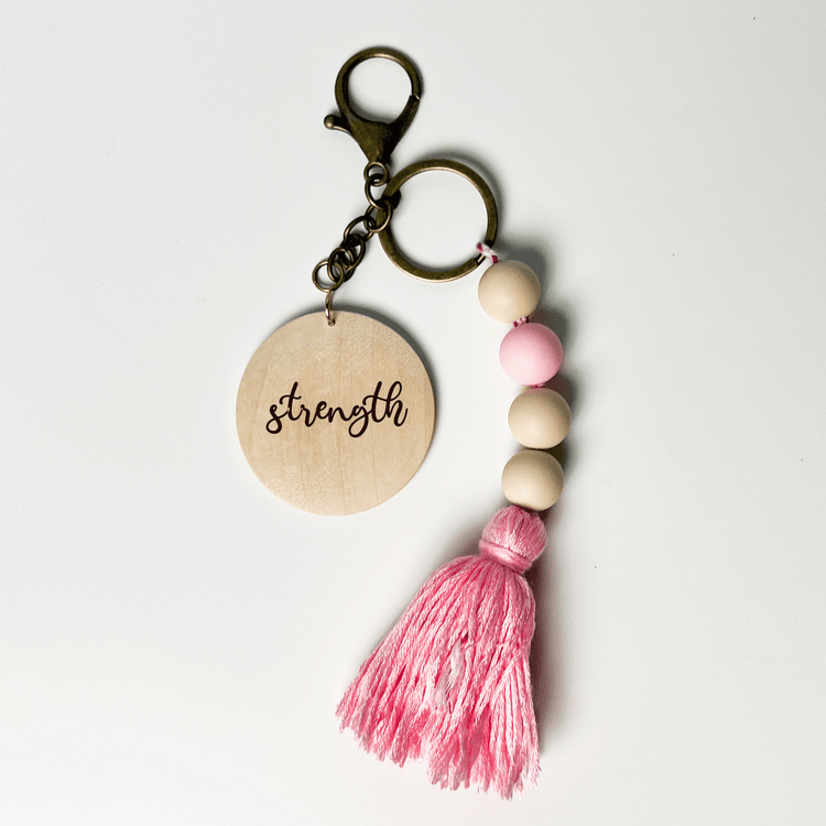 Word of the Year Tassel Keychain