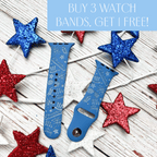 July 4th Watch Band