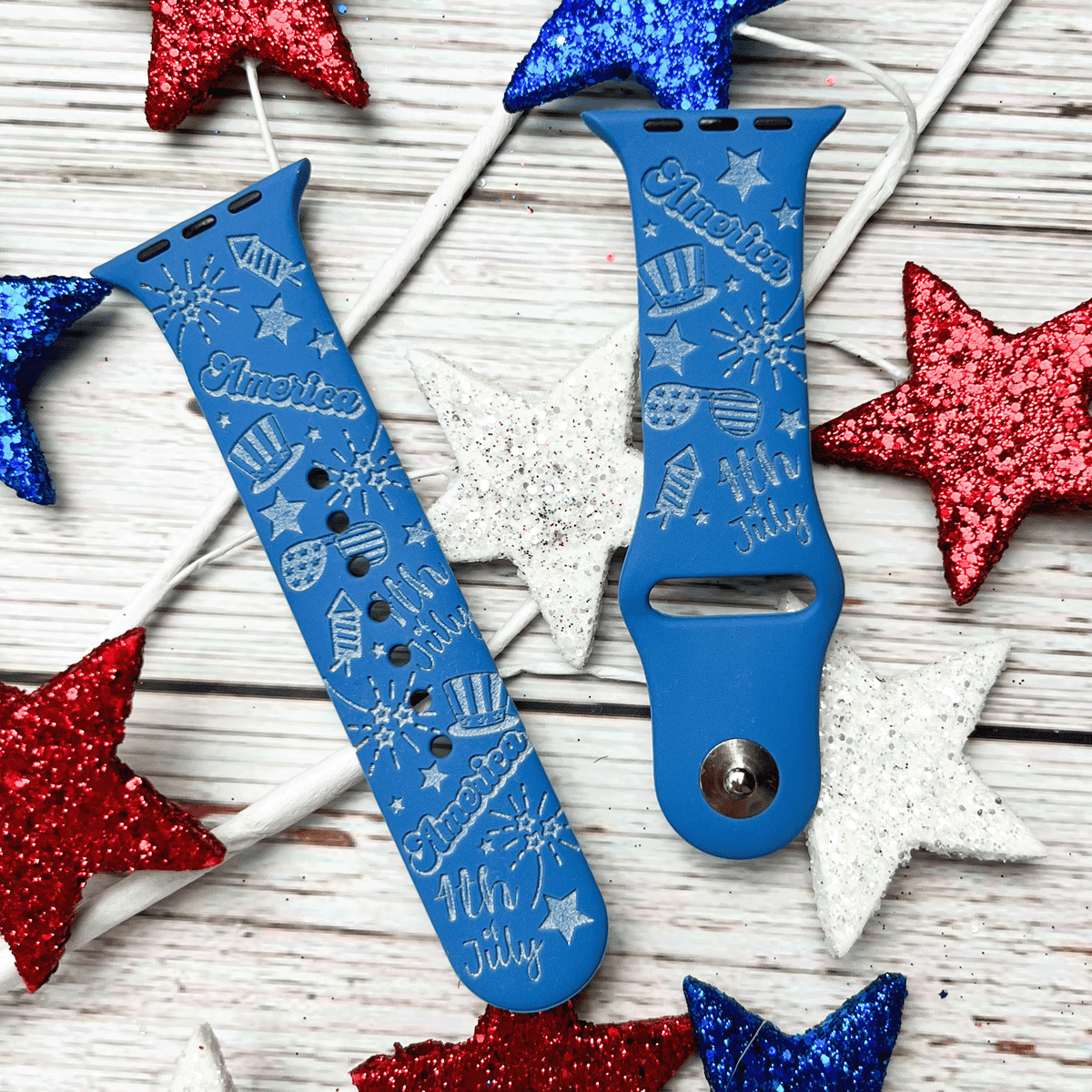 July 4th Watch Band